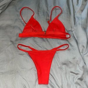 Escape Swimwear (Red Cheeky Bikini)